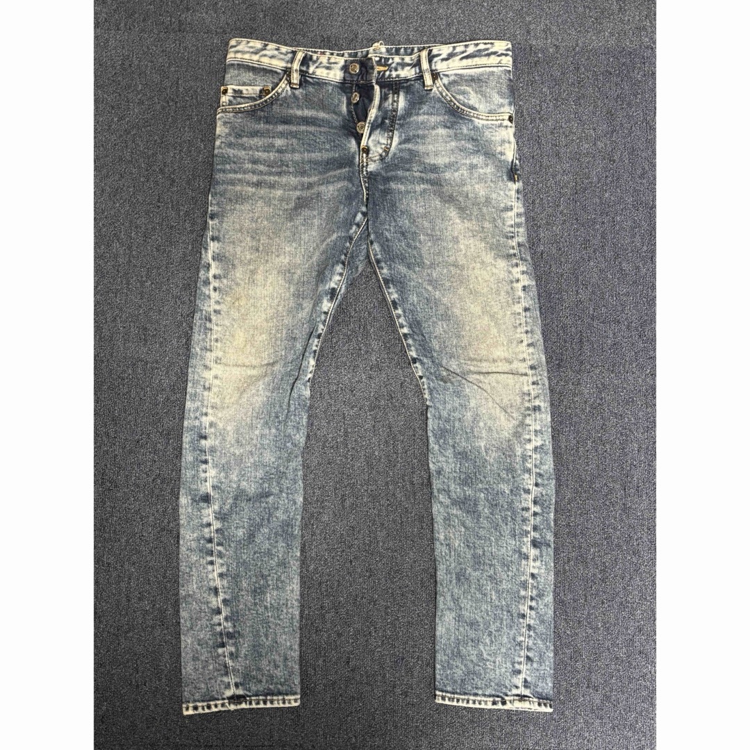 DSQUARED2 - DSQUARED2 ケミカルウォッシュデニム スリム DSQUARED2 - DSQUARED2 ケミカルウォッシュデニム スリム