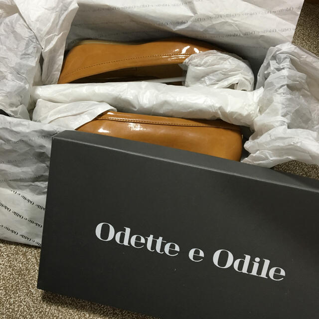 Odette e Odile(オデットエオディール)の新品未使用❤️Odette e Odile❤️OFCパテントスリッポン レディースの靴/シューズ(ローファー/革靴)の商品写真