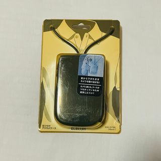 ✨新品✨ 首ひも付デジタルカメラケース DGB-057BK(ケース/バッグ)