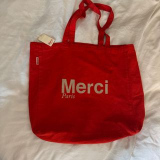 Merci - Merci Paris キャンバス トートバッグの通販 by lil2003 Merci - Merci Paris キャンバス トートバッグの通販 by lil2003