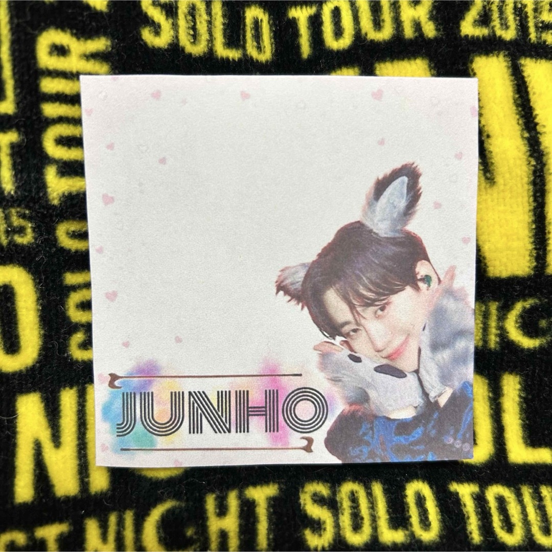 2PM ジュノ メモ用紙 エンタメ/ホビーのタレントグッズ(アイドルグッズ)の商品写真