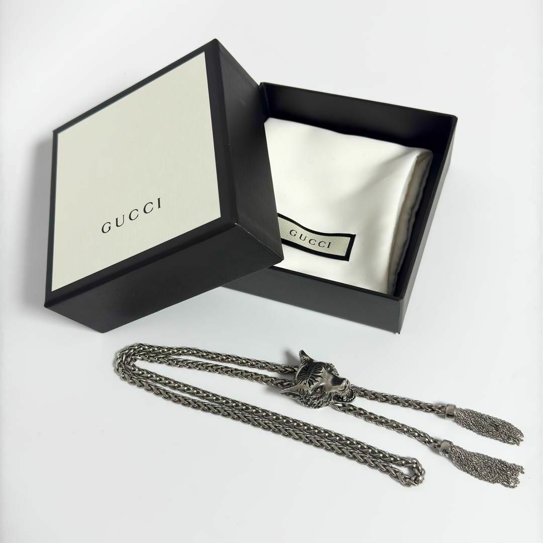 GUCCI - 【希少】グッチ アンガーフォレスト ウルフ ペンダント GUCCI - 【希少】グッチ アンガーフォレスト ウルフ ペンダント