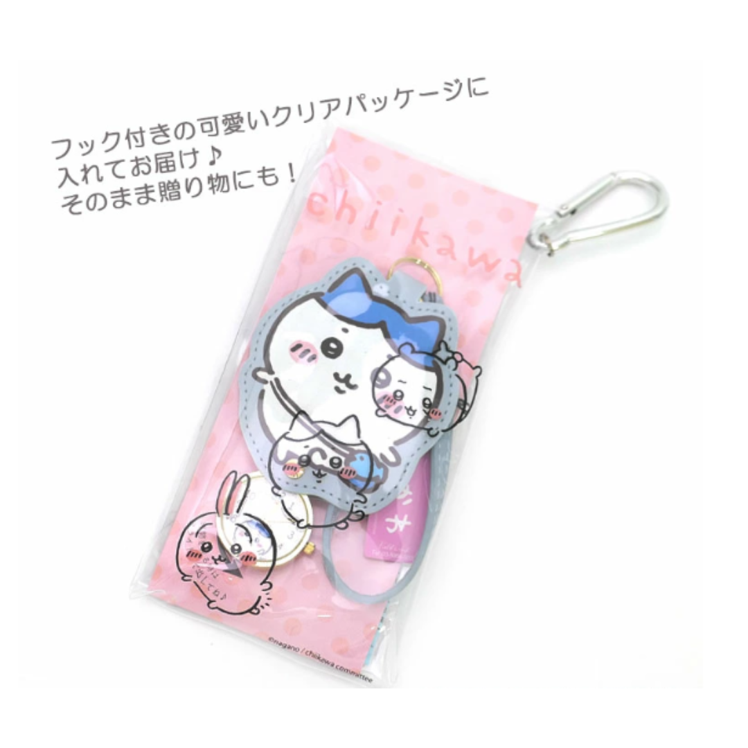 ちいかわ(チイカワ)の★大人気★【ハチワレ腕時計・ブルー】ちいかわストラップキーチェーン キッズ/ベビー/マタニティのこども用ファッション小物(腕時計)の商品写真