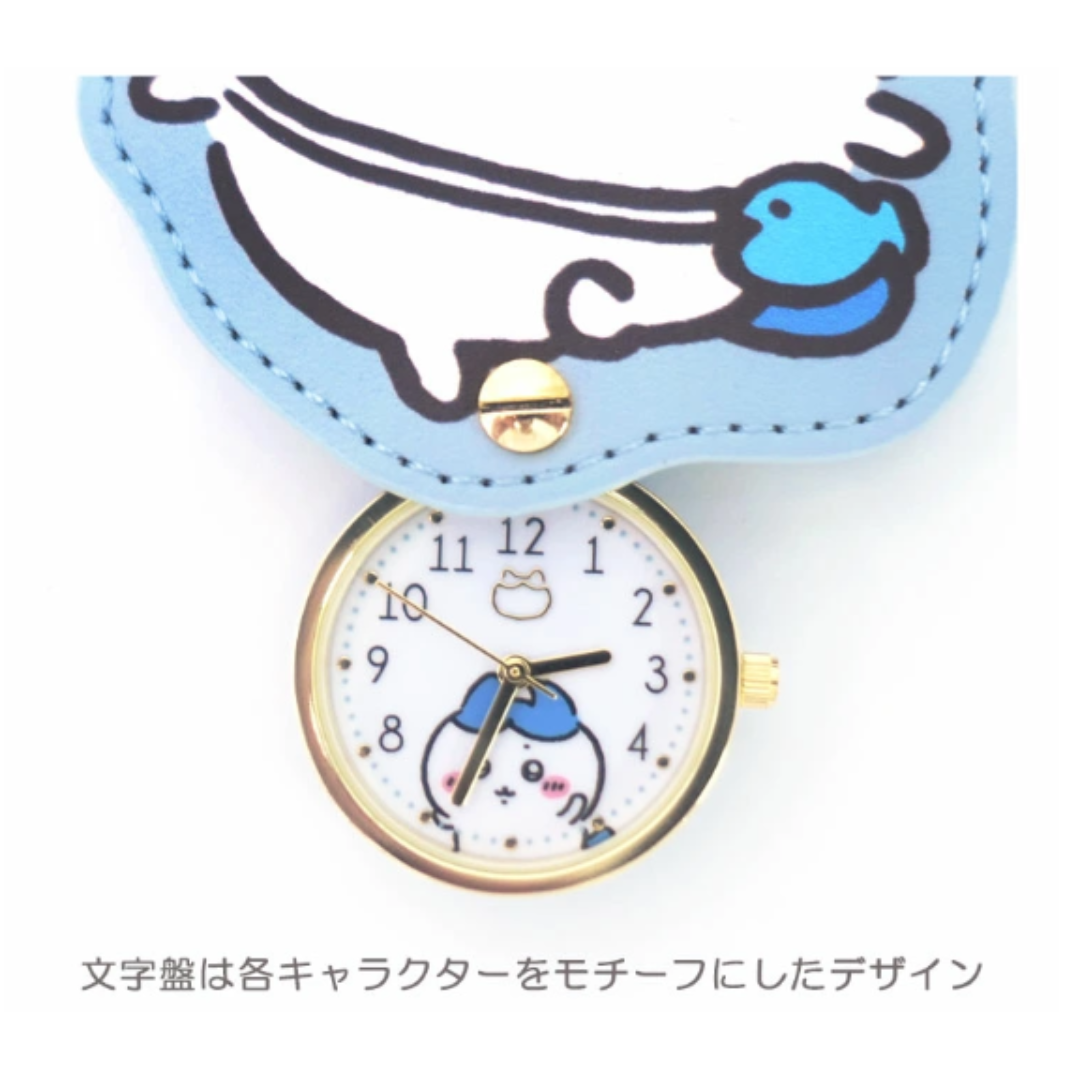 ちいかわ(チイカワ)の★大人気★【ハチワレ腕時計・ブルー】ちいかわストラップキーチェーン キッズ/ベビー/マタニティのこども用ファッション小物(腕時計)の商品写真