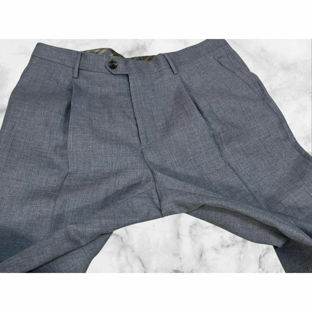 ETRO - 【未使用級】ETRO/エトロ ワイド スラックス リネン ETRO - 【未使用級】ETRO/エトロ ワイド スラックス リネン