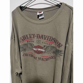 Harley Davidson(Tシャツ/カットソー(七分/長袖))のフリマ Harley Davidson(Tシャツ/カットソー(七分/長袖))のフリマ