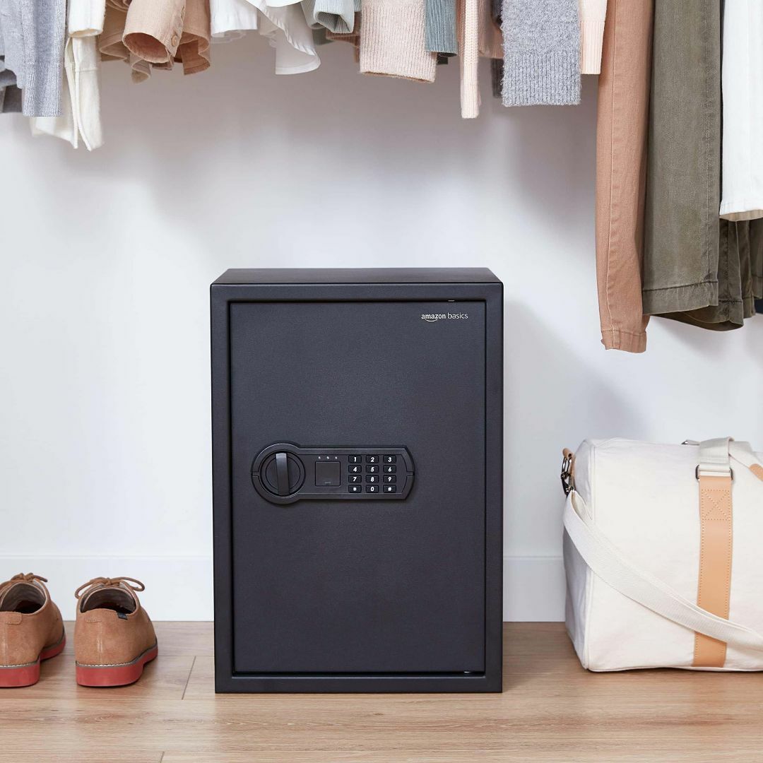 Amazon.co.jp: 金庫 家庭用 業務用 電子式 テンキー式 51L
