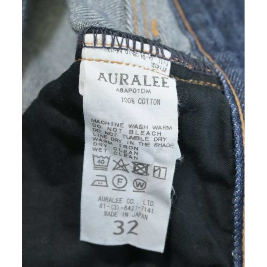 AURALEE - AURALEE オーラリー デニムパンツ 32(L位) 紺(デニム AURALEE - AURALEE オーラリー デニムパンツ 32(L位) 紺(デニム