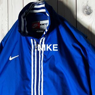 NIKE(ナイロンジャケット ・ ブルー・ネイビー/青色系)の NIKE(ナイロンジャケット ・ ブルー・ネイビー/青色系)の