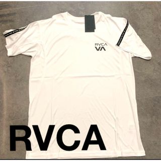 RVCA メンズ ラッシュTシャツ ラッシュガード サーフT ルーカ 半袖 L