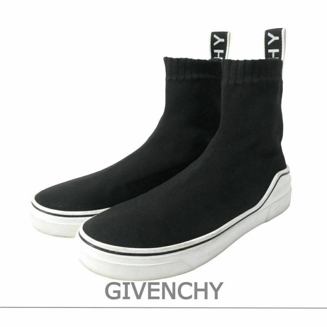 GIVENCHY - GIVENCHY ロゴ ハイカット ニット ソックス GIVENCHY - GIVENCHY ロゴ ハイカット ニット ソックス