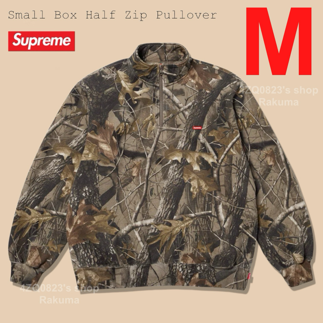 Supreme - Supreme Small Box Half Zip Pullover カモ Mの通販 Supreme - Supreme Small Box Half Zip Pullover カモ Mの通販