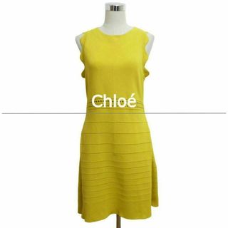 Chloe - CHLOÉ コットン ワンピース リゾート コットン リネン Chloe - CHLOÉ コットン ワンピース リゾート コットン リネン