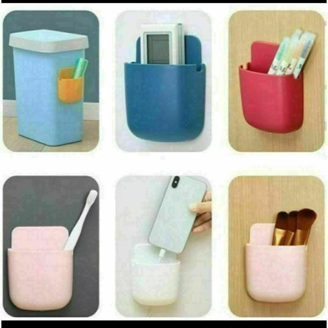 ☆リモコンラック☆リモコンホルダー☆スマホ☆壁掛け☆韓国☆小物☆収納☆ インテリア/住まい/日用品のインテリア小物(小物入れ)の商品写真