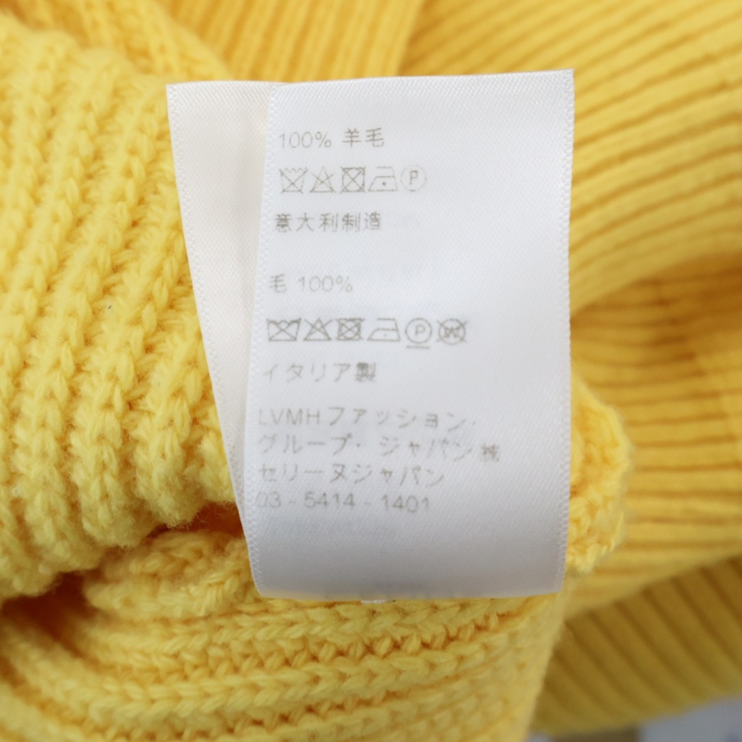 CELINE - CELINE セリーヌ Embroidered Knit Wool Hoodie CELINE - CELINE セリーヌ Embroidered Knit Wool Hoodie