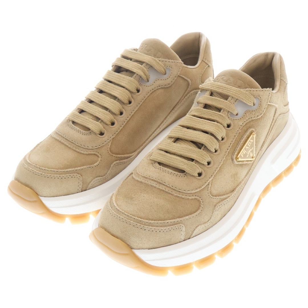 PRADA - PRADA プラダ Prax 01 スウェードローカットスニーカー PRADA - PRADA プラダ Prax 01 スウェードローカットスニーカー
