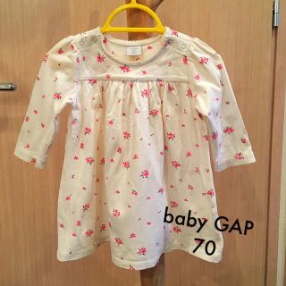 ベビーギャップ(babyGAP)のbabyGAP 小花ワンピース 70(ワンピース)