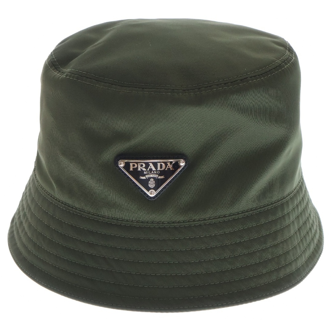 PRADA - PRADA プラダ RENYLON BUCKET HAT トライアングルロゴ PRADA - PRADA プラダ RENYLON BUCKET HAT トライアングルロゴ