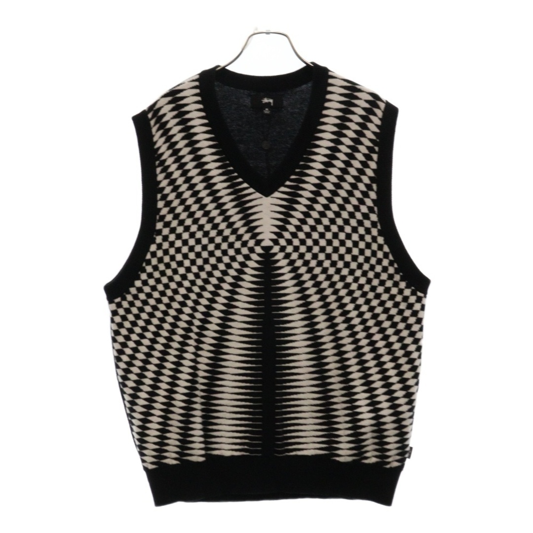 STUSSY - STUSSY ステューシー PSYCHEDELIC CHECK VEST STUSSY - STUSSY ステューシー PSYCHEDELIC CHECK VEST