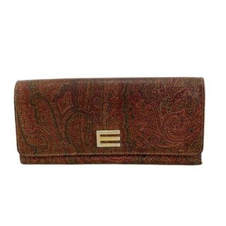 ETRO - 【美品】ETRO ペイズリー ロングウォレット L字 ETRO - 【美品】ETRO ペイズリー ロングウォレット L字