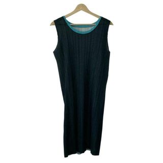 PLEATS PLEASE ISSEY MIYAKE(ワンピース ・ ブルー・ネイビー PLEATS PLEASE ISSEY MIYAKE(ワンピース ・ ブルー・ネイビー