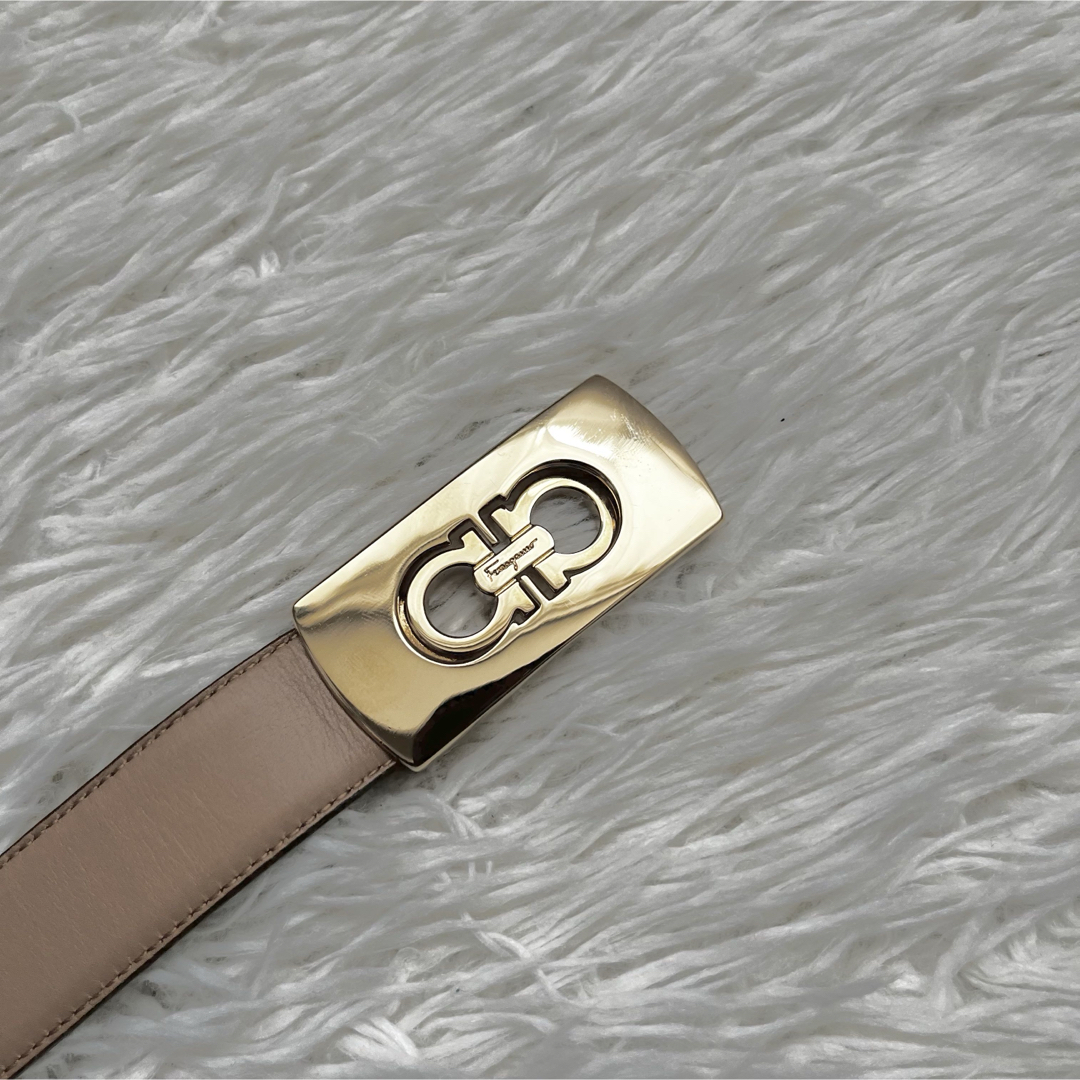 FERRAGAMO - 極美品 フェラガモ ダブルガンチーニ ベルト FERRAGAMO - 極美品 フェラガモ ダブルガンチーニ ベルト