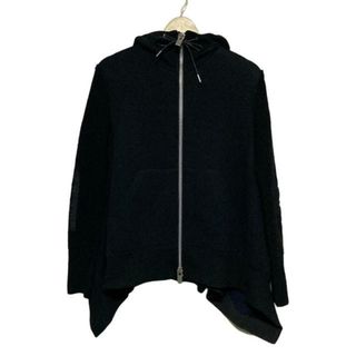 sacai - sacai スウェットパーカージャケット ワンピース風の sacai - sacai スウェットパーカージャケット ワンピース風の