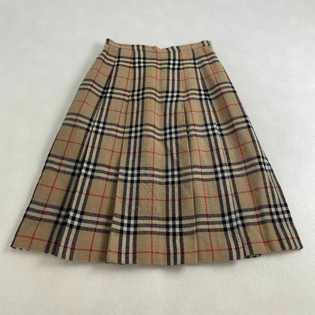 BURBERRY - バーバリー　スカート　ノバチェック　プリーツスカート　ウール　Burberrys