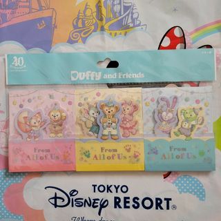 ディズニー(Disney)のディズニーシー⭐メモ帳⭐3冊セット⭐リーナベル⭐ダッフィー⭐(キャラクターグッズ)