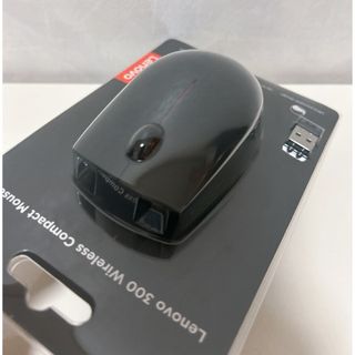 新品★Lenovo 300 ワイヤレス　マウス　黒 PC パソコン 周辺機器
