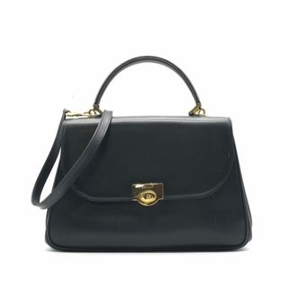 Bally - バリー ハンドバッグ スイス製 ギャザー 本革 チャーム Bally - バリー ハンドバッグ スイス製 ギャザー 本革 チャーム