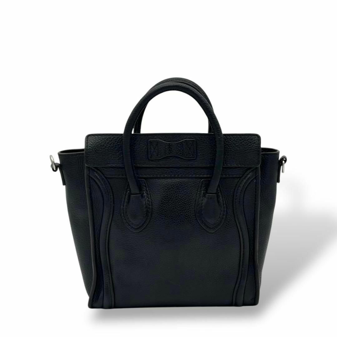 CELINE - 未使用に近い セリーヌ ハンドバッグ ラゲージ ナノ CELINE - 未使用に近い セリーヌ ハンドバッグ ラゲージ ナノ