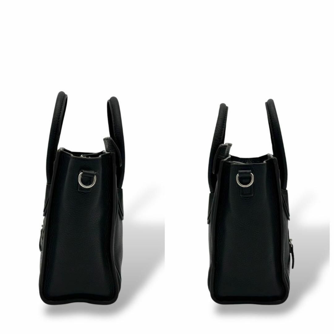 CELINE - 未使用に近い セリーヌ ハンドバッグ ラゲージ ナノ CELINE - 未使用に近い セリーヌ ハンドバッグ ラゲージ ナノ