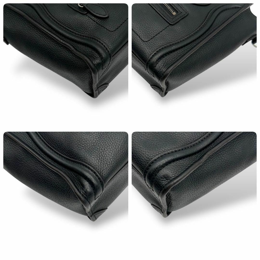 CELINE - 未使用に近い セリーヌ ハンドバッグ ラゲージ ナノ CELINE - 未使用に近い セリーヌ ハンドバッグ ラゲージ ナノ