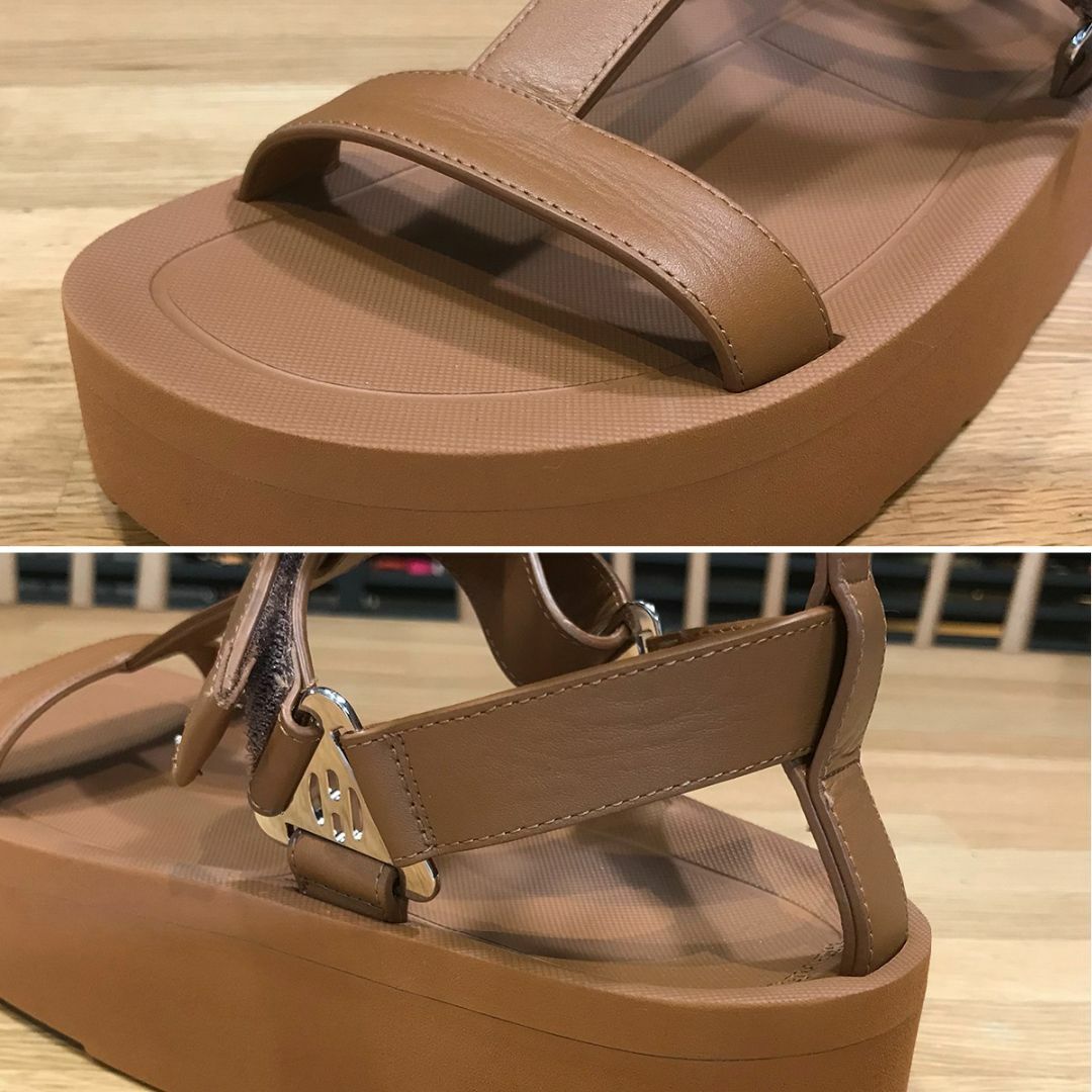 HERMES - 新品未使用 エルメス 現行 エニド サンダル ナチュラル HERMES - 新品未使用 エルメス 現行 エニド サンダル ナチュラル