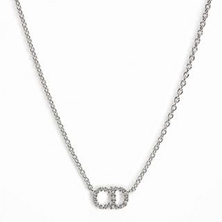 激安超特価 最大80%オフ Christian Dior - クリスチャンディオール フェザー Dロゴ ネックレス(トップつき)