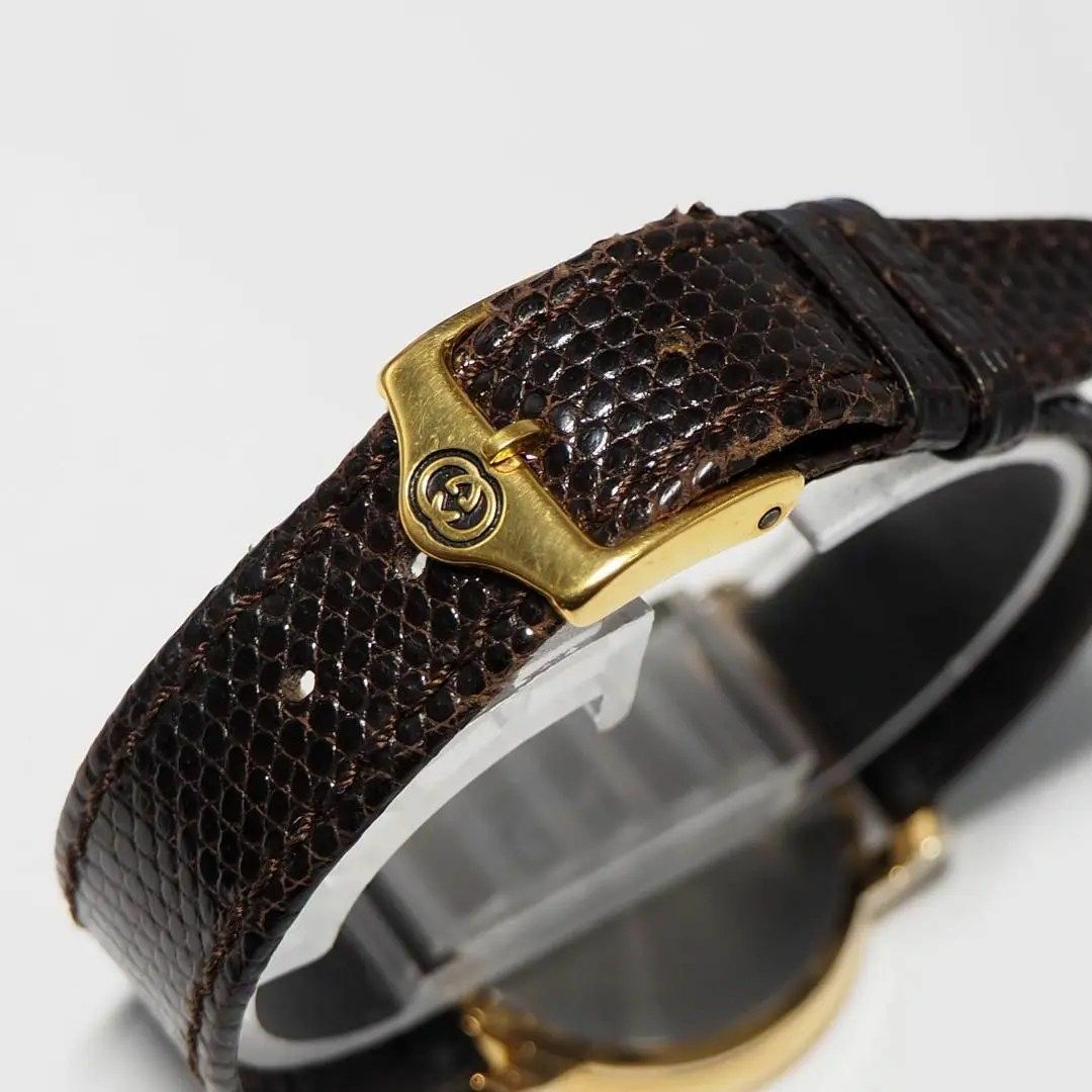 GUCCI - グッチ GUCCI シェリーライン 革ベルト メンズ 腕時計 GUCCI - グッチ GUCCI シェリーライン 革ベルト メンズ 腕時計