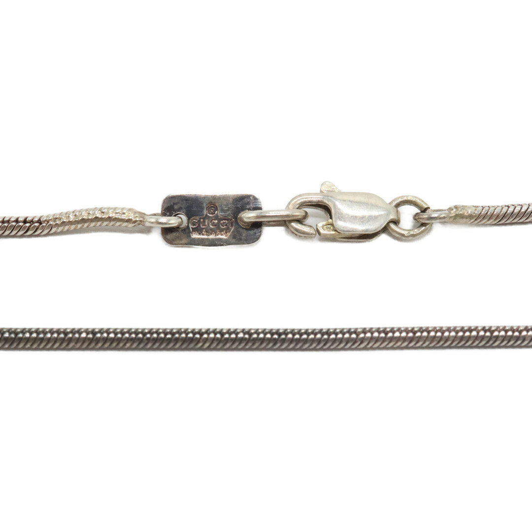 GUCCI - グッチ 925 ティアドロップトップ スネーク チェーンの GUCCI - グッチ 925 ティアドロップトップ スネーク チェーンの
