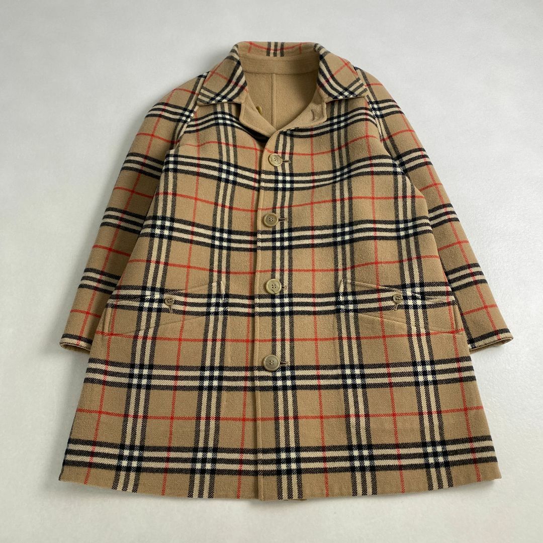 BURBERRY - バーバリー　ウールコート　希少 90s Burberrys ノバチェック