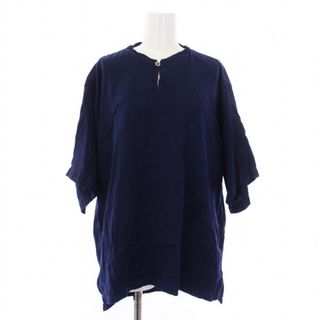 45R - 極美品45R レース編ニットTシャツ コットン 生成り 45R - 極美品45R レース編ニットTシャツ コットン 生成り