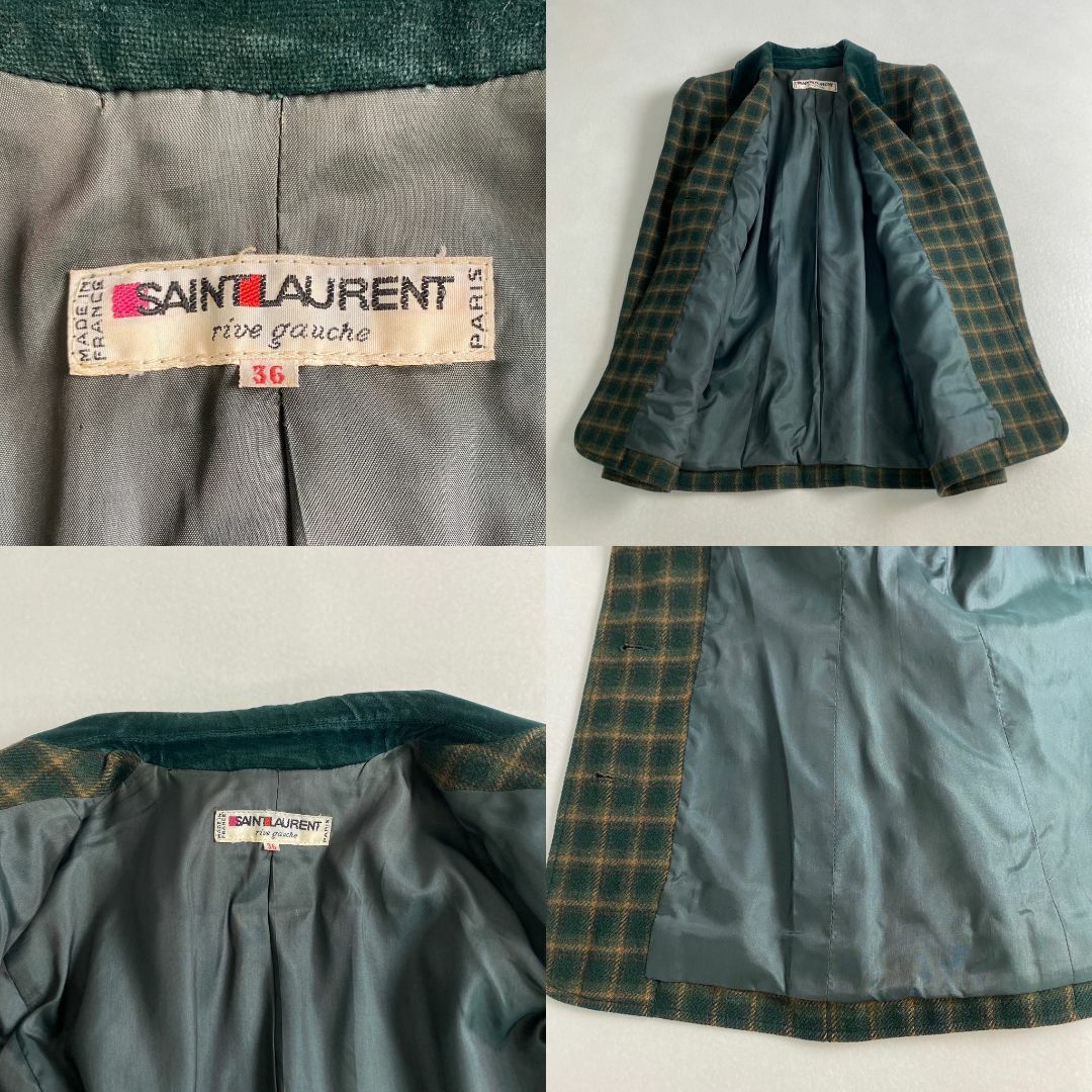 Yves Saint Laurent - イヴサンローランリヴゴーシュ テーラード Yves Saint Laurent - イヴサンローランリヴゴーシュ テーラード