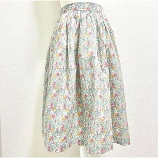 古着 ビンテージ 70s シルク ロング スカート 花柄 総柄の通販 古着 ビンテージ 70s シルク ロング スカート 花柄 総柄の通販