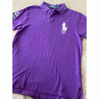 ポロラルフローレン(POLO RALPH LAUREN)のPolo by Ralph Lauren パープルポロシャツ M(ポロシャツ)