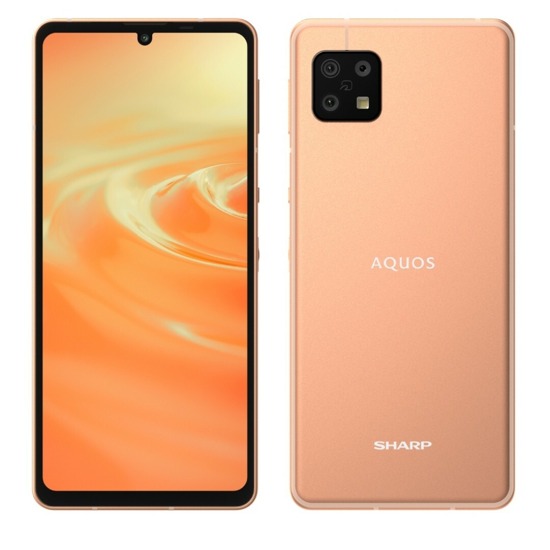 SHARP - SHARP ASQUOS sense6S ライトカッパー 新品未開封急速充電器付
