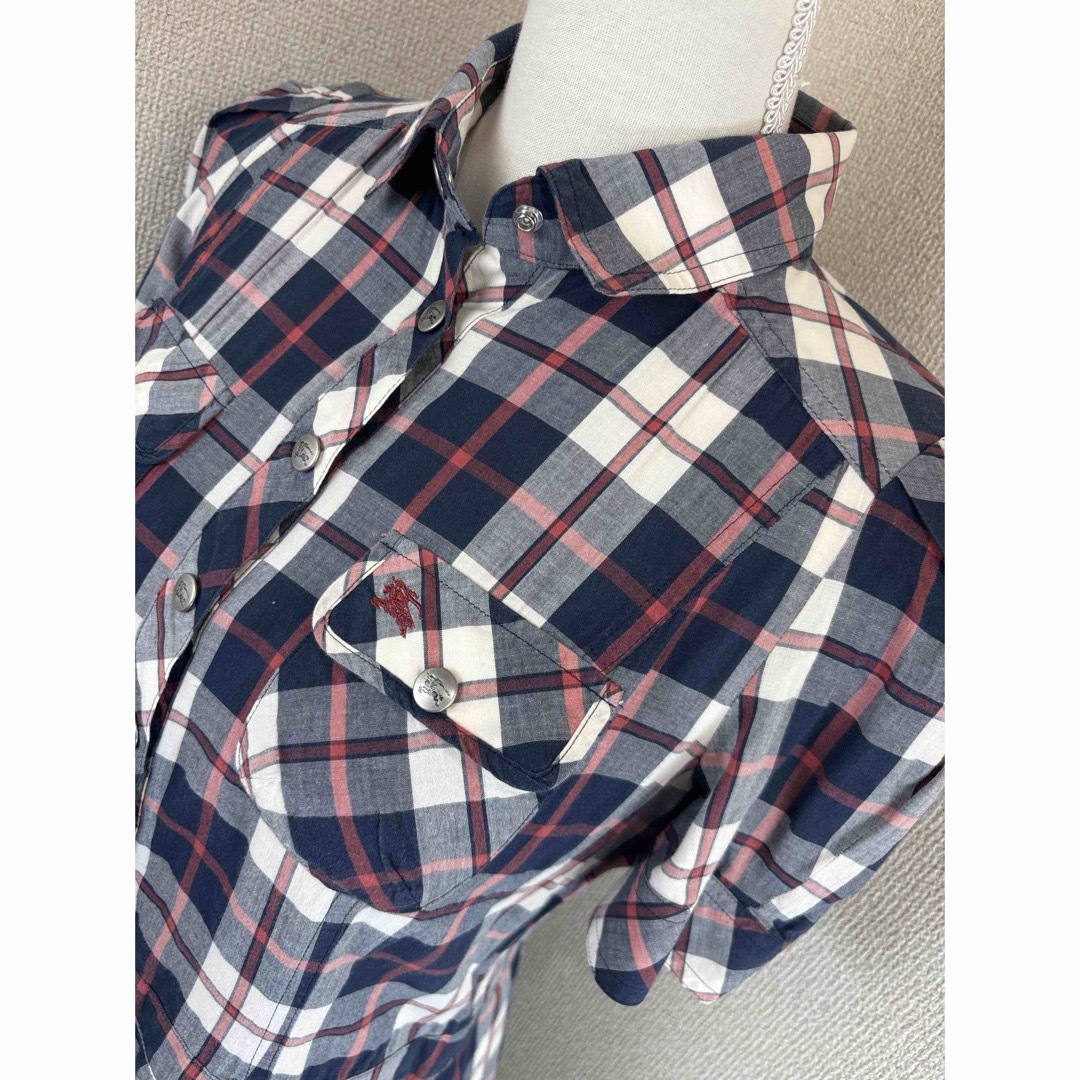 BURBERRY BLUE LABEL - BURBERRY BLUE LABEL シャツワンピース M BURBERRY BLUE LABEL - BURBERRY BLUE LABEL シャツワンピース M