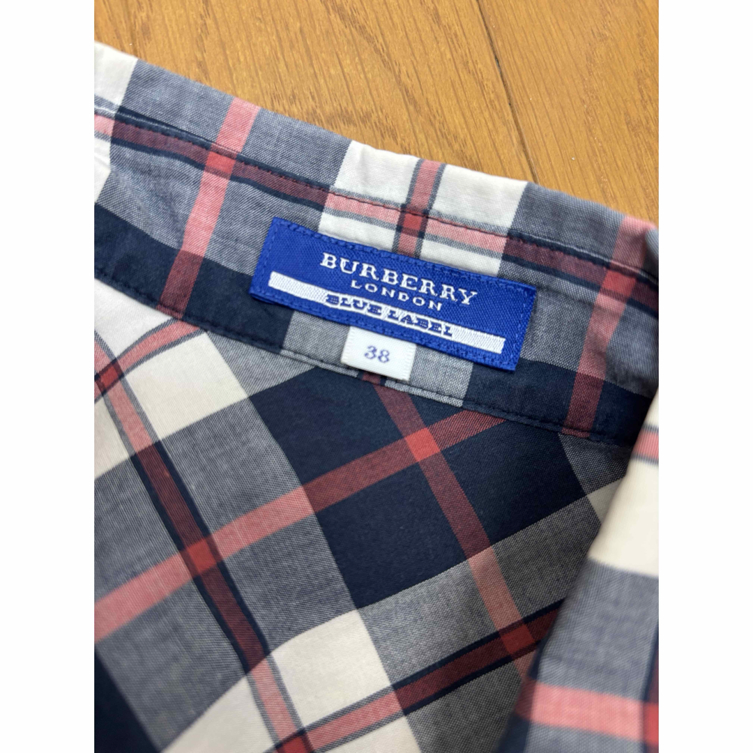 BURBERRY BLUE LABEL - BURBERRY BLUE LABEL シャツワンピース M BURBERRY BLUE LABEL - BURBERRY BLUE LABEL シャツワンピース M