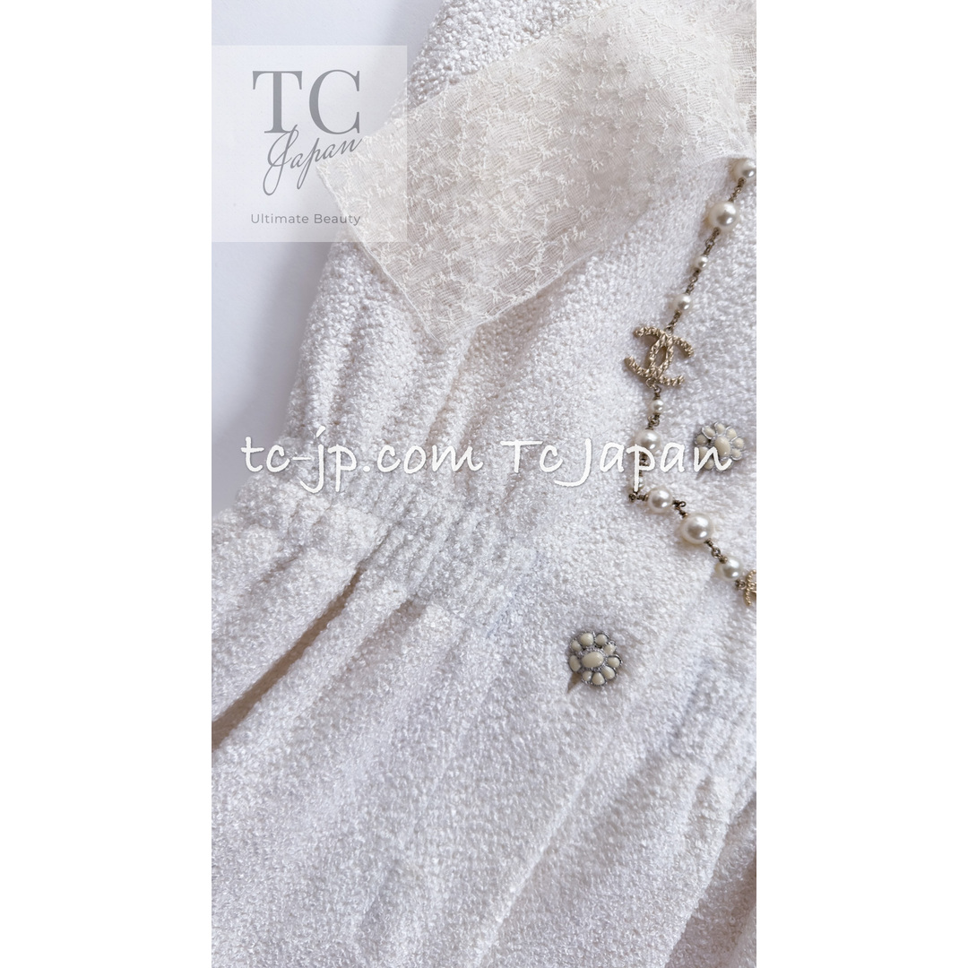 CHANEL - シャネル ジャンプ スーツ CHANEL 76万 ホワイト CHANEL - シャネル ジャンプ スーツ CHANEL 76万 ホワイト