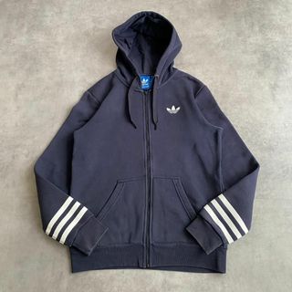 adidas(パーカー ・ ブルー・ネイビー/青色系)のフリマ adidas(パーカー ・ ブルー・ネイビー/青色系)のフリマ