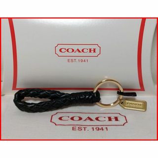 コーチ(COACH)の◆新品 コーチ キーリング キーホルダー レザー メッシュ◆(キーホルダー)