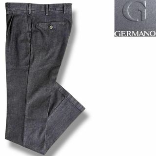 GERMANO - J3597 超美品 ジェルマーノ 1プリーツデニム GERMANO - J3597 超美品 ジェルマーノ 1プリーツデニム